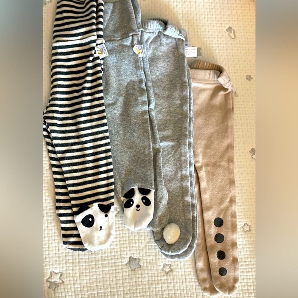 Footed leggings size 3-6 months